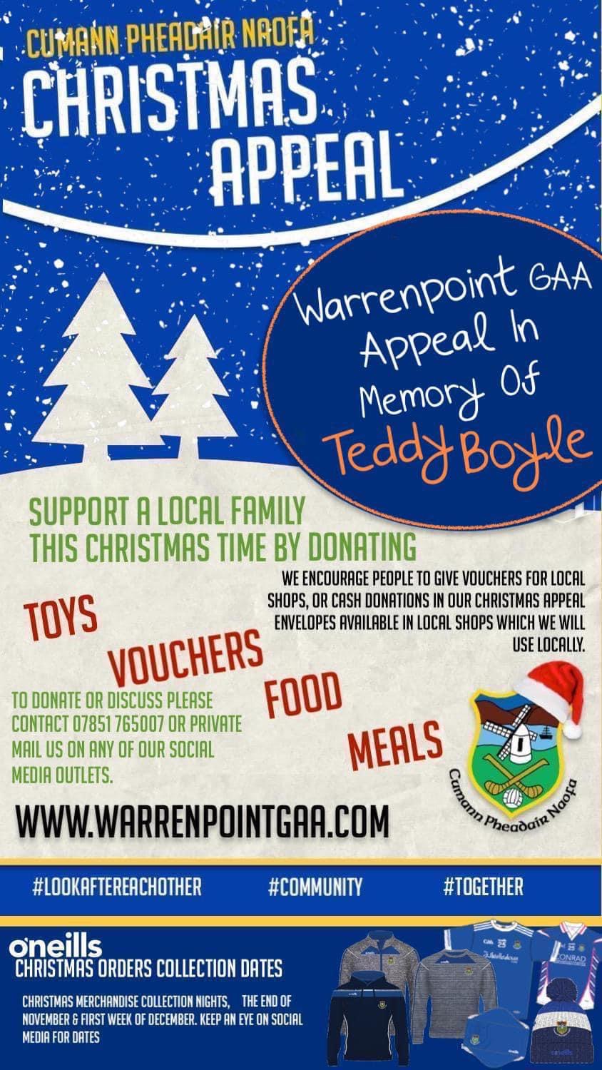 Warrenpoint GAA Christmas Appeal