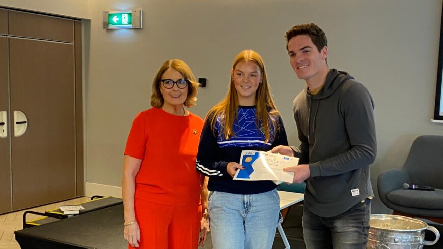 Teagan Honoured At Croke Park